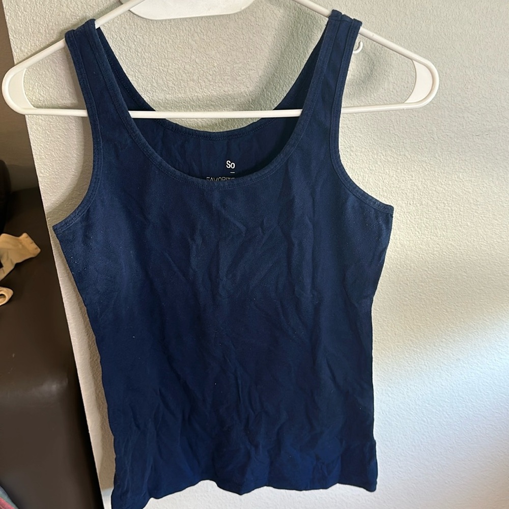 Blue tank top